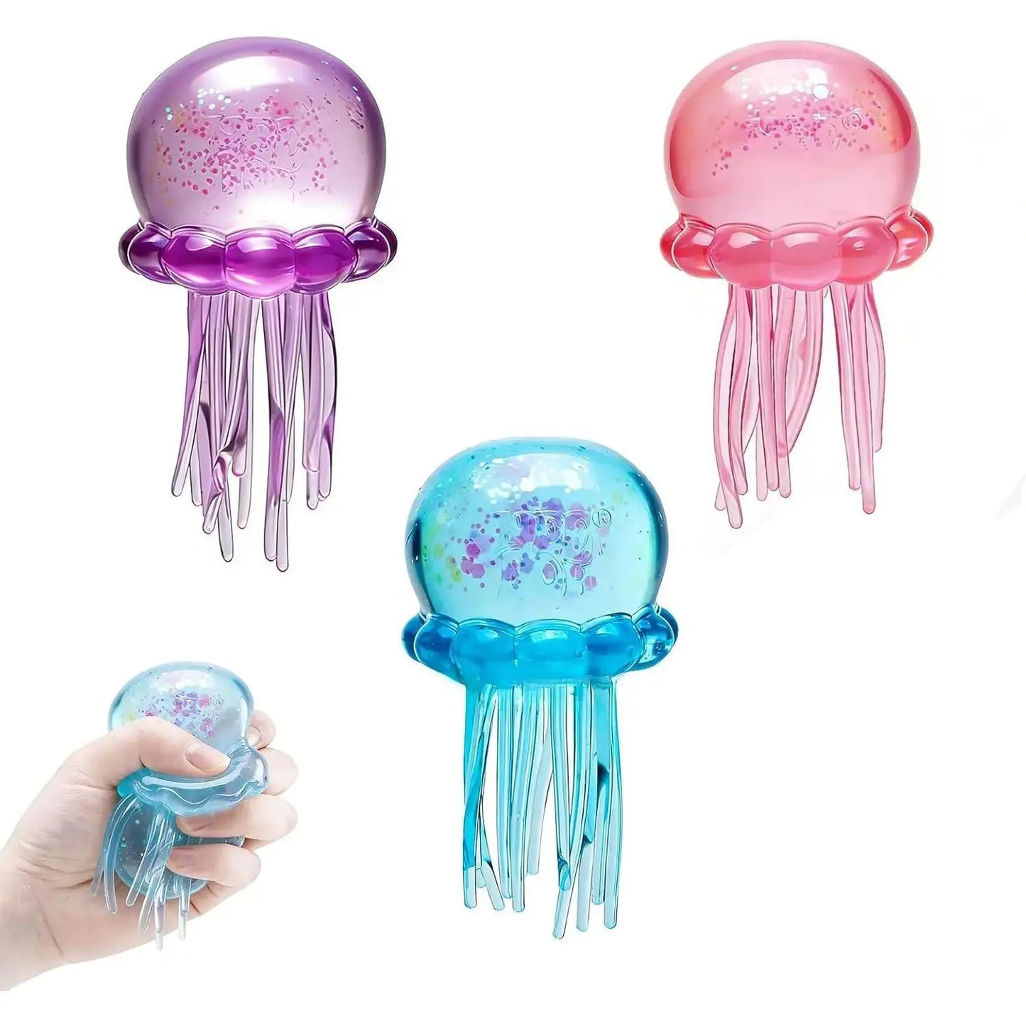 2026 New Glitter Dumpling Squishy 【1 Piece】 with Steamer Box, Soft Sensory Fidget Steamed Bun Squeeze Tool for Adult Stress & Anxiety Relief,