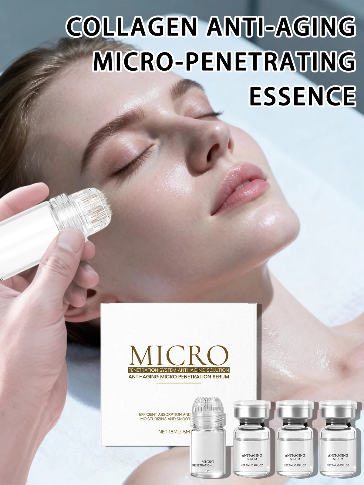 Advanced Collagen Repair Skin Care Set - Firming Lifting Anti-Sagging Hydrating Nourishing Rejuvenating Best Seller Flash