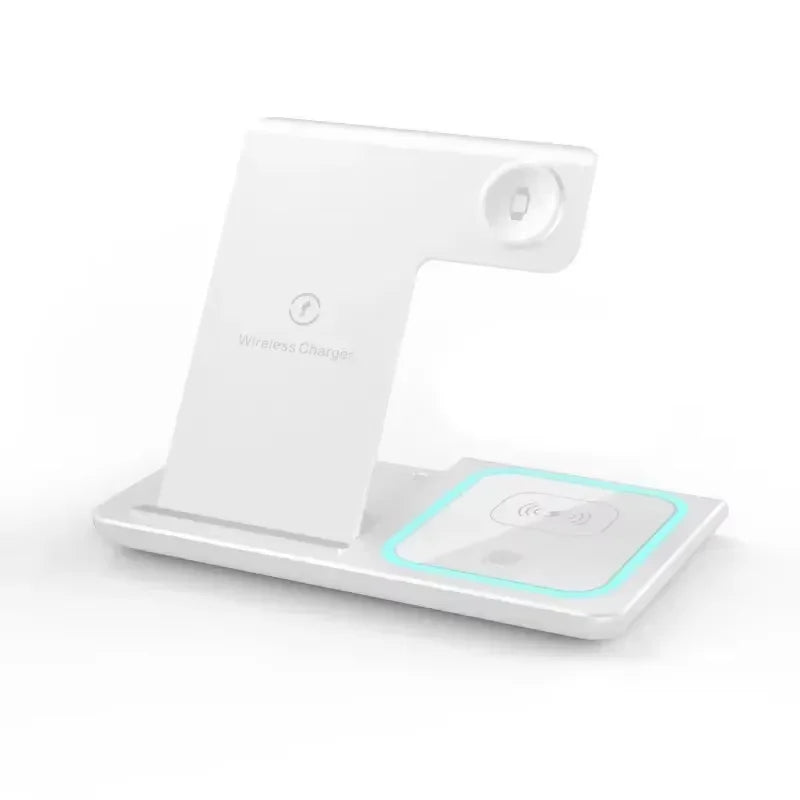 3 in 1 Wireless Charger Station Fast Fast Charging Station Stand for Iphone 17 16 15 14 13 12 11 Pro Max Apple Watch Airpods