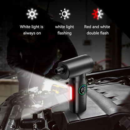 Portable 7500Mah Wireless Air Duster Dust Blowing Gun 2 in 1 Air Blower and Vacuum Cleaner Cordless Duster Blowers Car Cleaning